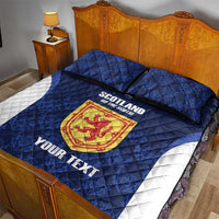 Custom Scotland Cricket Quilt Bed Set Go Scots Thistle Pattern - Wonder Print Shop