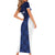 Custom Scotland Cricket Short Sleeve Bodycon Dress Go Scots Thistle Pattern - Wonder Print Shop