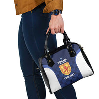 Custom Scotland Cricket Shoulder Handbag Go Scots Thistle Pattern - Wonder Print Shop