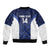 Custom Scotland Cricket Sleeve Zip Bomber Jacket Go Scots Thistle Pattern - Wonder Print Shop
