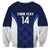 Custom Scotland Cricket Sweatshirt Go Scots Thistle Pattern - Wonder Print Shop
