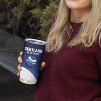 Custom Scotland Cricket Tumbler Cup Go Scots Thistle Pattern - Wonder Print Shop