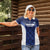 Custom Scotland Cricket Women Polo Shirt Go Scots Thistle Pattern - Wonder Print Shop