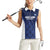 Custom Scotland Cricket Women Sleeveless Polo Shirt Go Scots Thistle Pattern - Wonder Print Shop