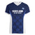 Custom Scotland Cricket Women V-Neck T-Shirt Go Scots Thistle Pattern - undefined
