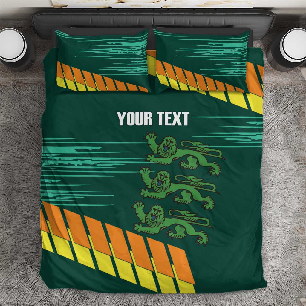 Custom Guernsey Cricket Bedding Set Go Champions - Wonder Print Shop