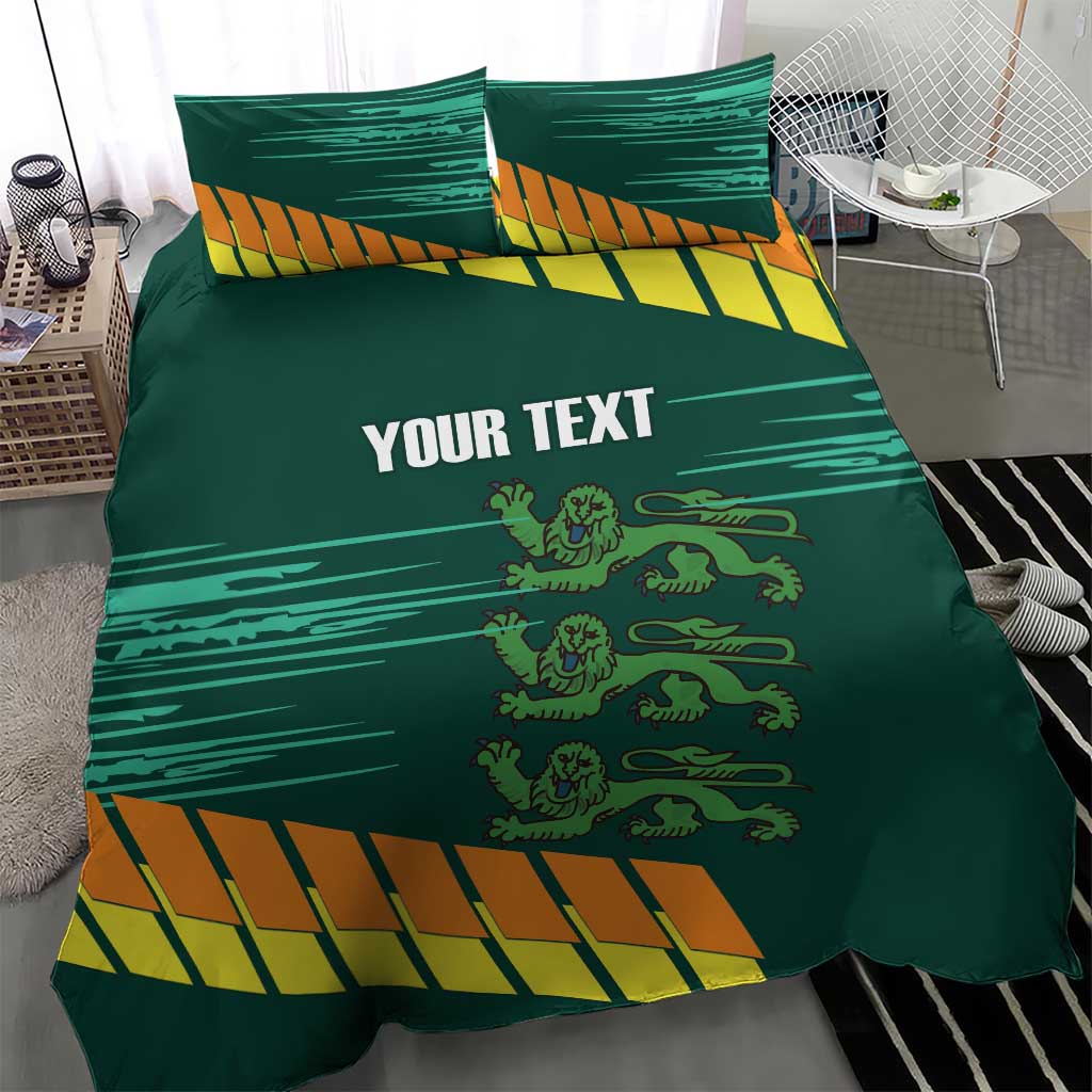 Custom Guernsey Cricket Bedding Set Go Champions - Wonder Print Shop