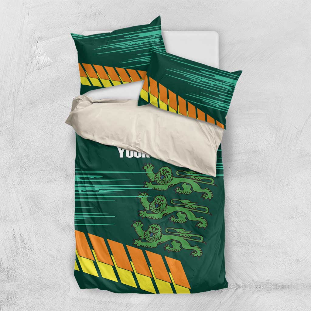 Custom Guernsey Cricket Bedding Set Go Champions - Wonder Print Shop
