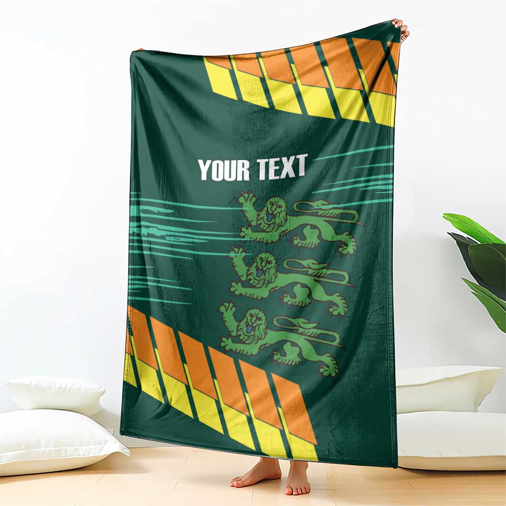 Custom Guernsey Cricket Blanket Go Champions - Wonder Print Shop