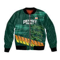 Custom Guernsey Cricket Bomber Jacket Go Champions - Wonder Print Shop