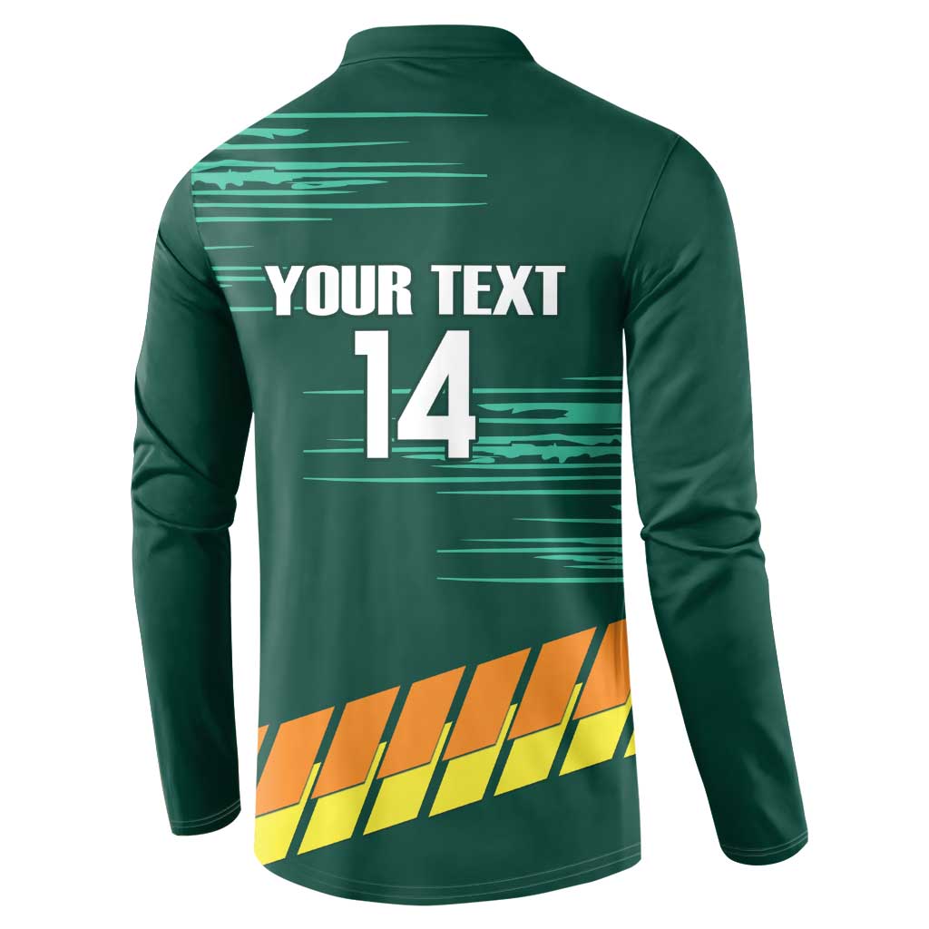 Custom Guernsey Cricket Button Sweatshirt Go Champions - Wonder Print Shop