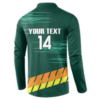 Custom Guernsey Cricket Button Sweatshirt Go Champions - Wonder Print Shop