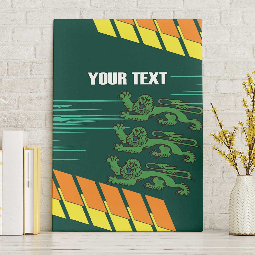 Custom Guernsey Cricket Canvas Wall Art Go Champions - Wonder Print Shop