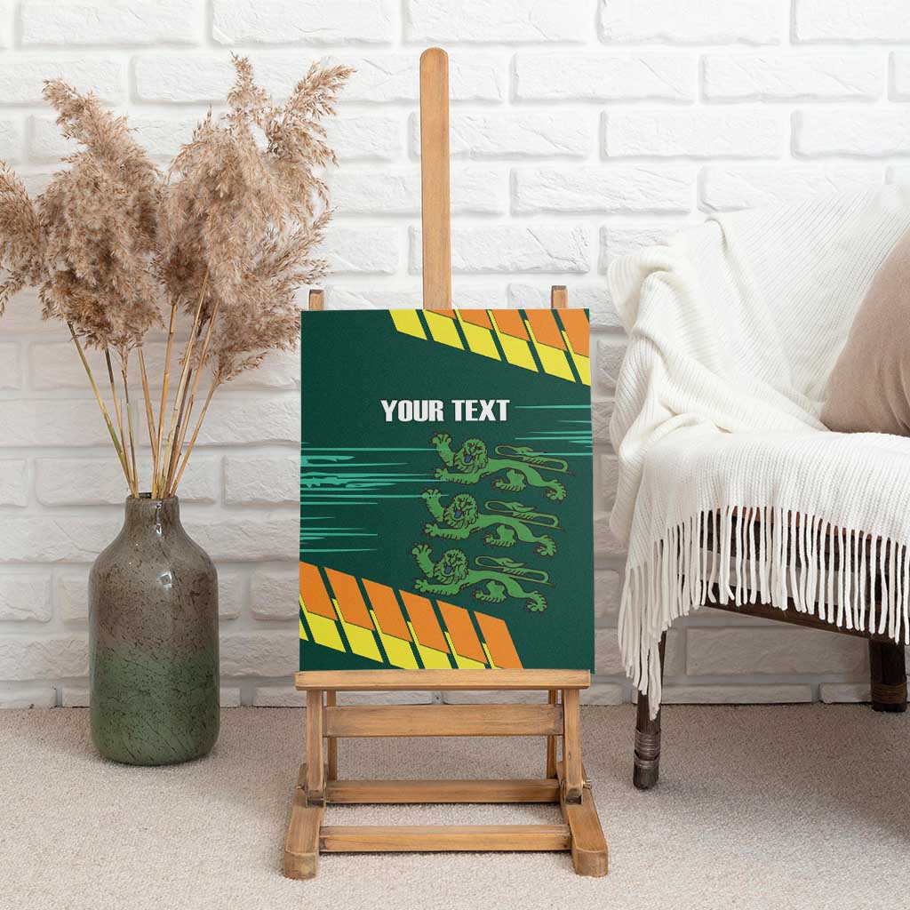 Custom Guernsey Cricket Canvas Wall Art Go Champions - Wonder Print Shop