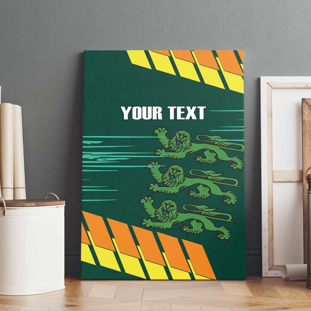 Custom Guernsey Cricket Canvas Wall Art Go Champions - Wonder Print Shop