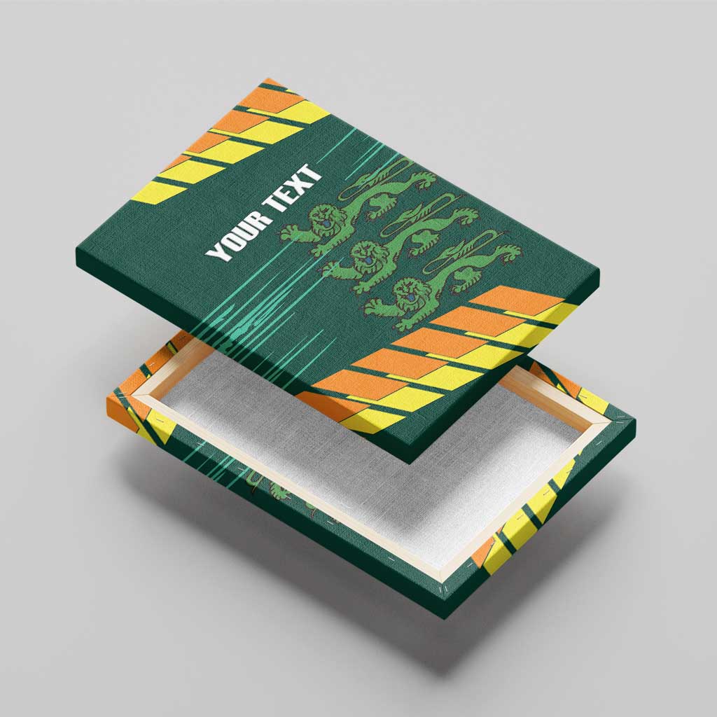 Custom Guernsey Cricket Canvas Wall Art Go Champions - Wonder Print Shop