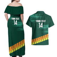 Custom Guernsey Cricket Couples Matching Off Shoulder Maxi Dress and Hawaiian Shirt Go Champions - Wonder Print Shop