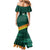 Custom Guernsey Cricket Family Matching Mermaid Dress and Hawaiian Shirt Go Champions - Wonder Print Shop