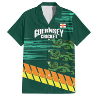 Custom Guernsey Cricket Family Matching Off Shoulder Maxi Dress and Hawaiian Shirt Go Champions - Wonder Print Shop