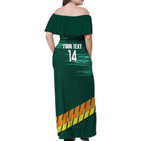 Custom Guernsey Cricket Family Matching Off Shoulder Maxi Dress and Hawaiian Shirt Go Champions - Wonder Print Shop