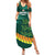 Custom Guernsey Cricket Family Matching Summer Maxi Dress and Hawaiian Shirt Go Champions - Wonder Print Shop