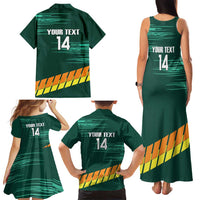 Custom Guernsey Cricket Family Matching Tank Maxi Dress and Hawaiian Shirt Go Champions - Wonder Print Shop