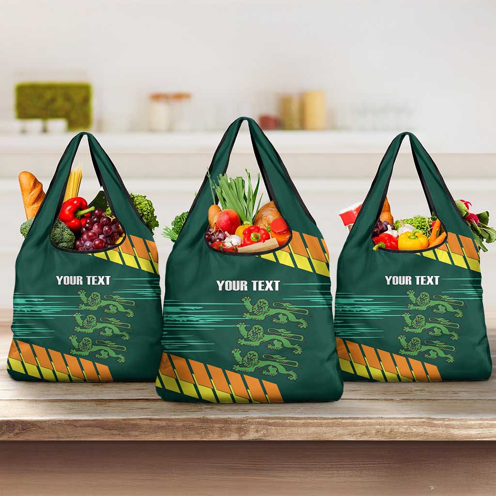 Custom Guernsey Cricket Grocery Bag Go Champions - Wonder Print Shop