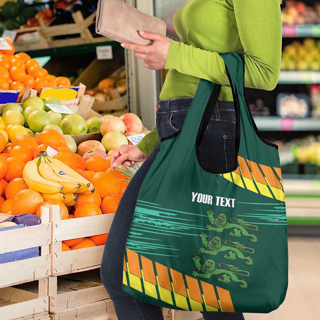 Custom Guernsey Cricket Grocery Bag Go Champions - Wonder Print Shop