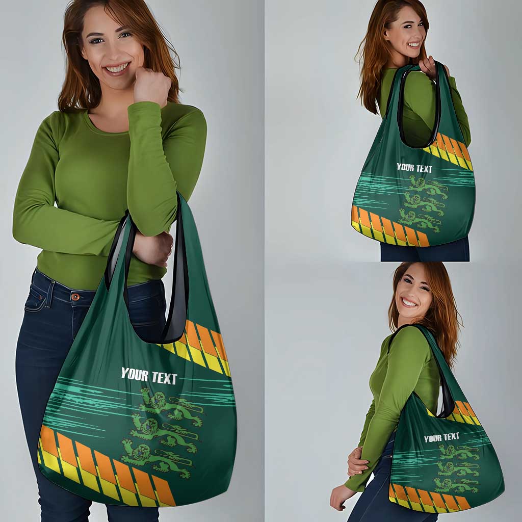 Custom Guernsey Cricket Grocery Bag Go Champions - Wonder Print Shop