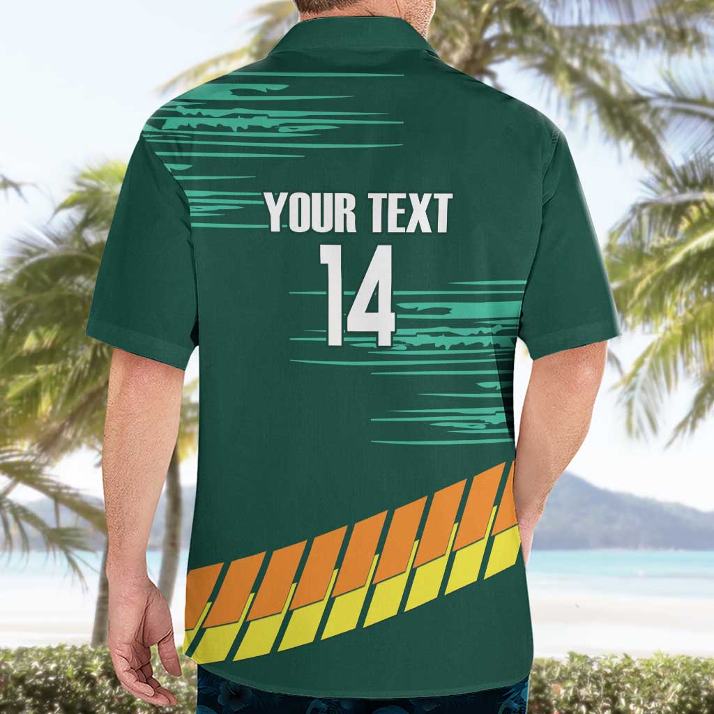 Custom Guernsey Cricket Hawaiian Shirt Go Champions - Wonder Print Shop