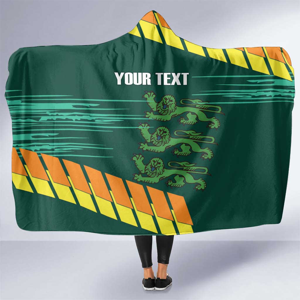 Custom Guernsey Cricket Hooded Blanket Go Champions - Wonder Print Shop