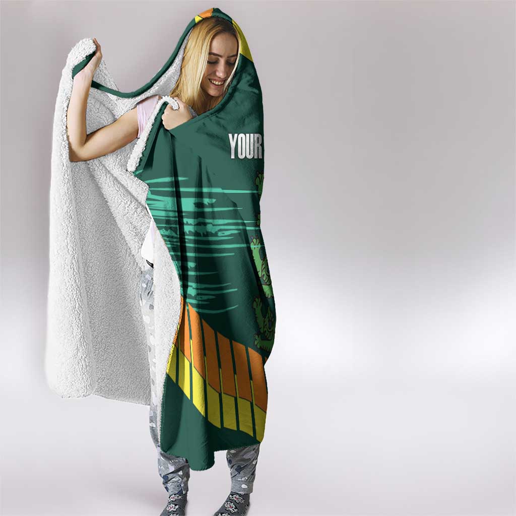 Custom Guernsey Cricket Hooded Blanket Go Champions - Wonder Print Shop