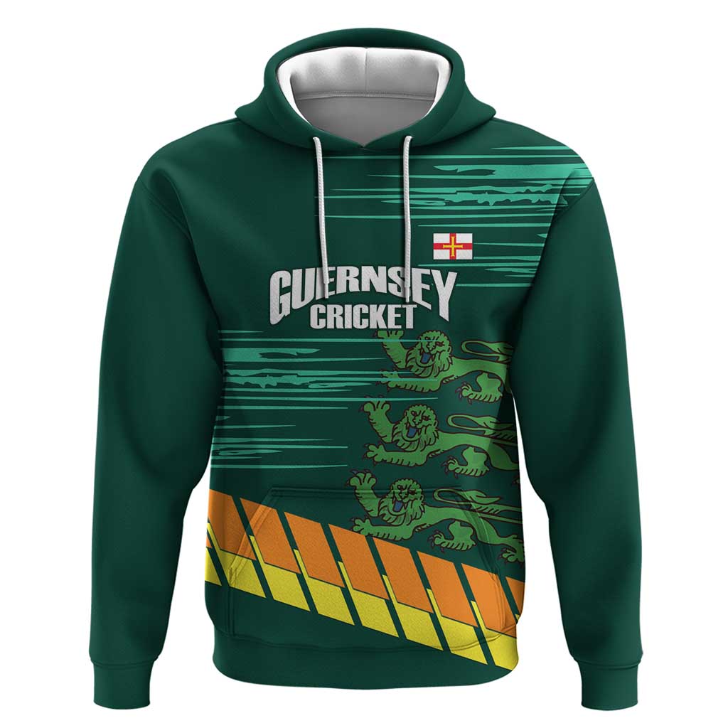 Custom Guernsey Cricket Hoodie Go Champions - Wonder Print Shop