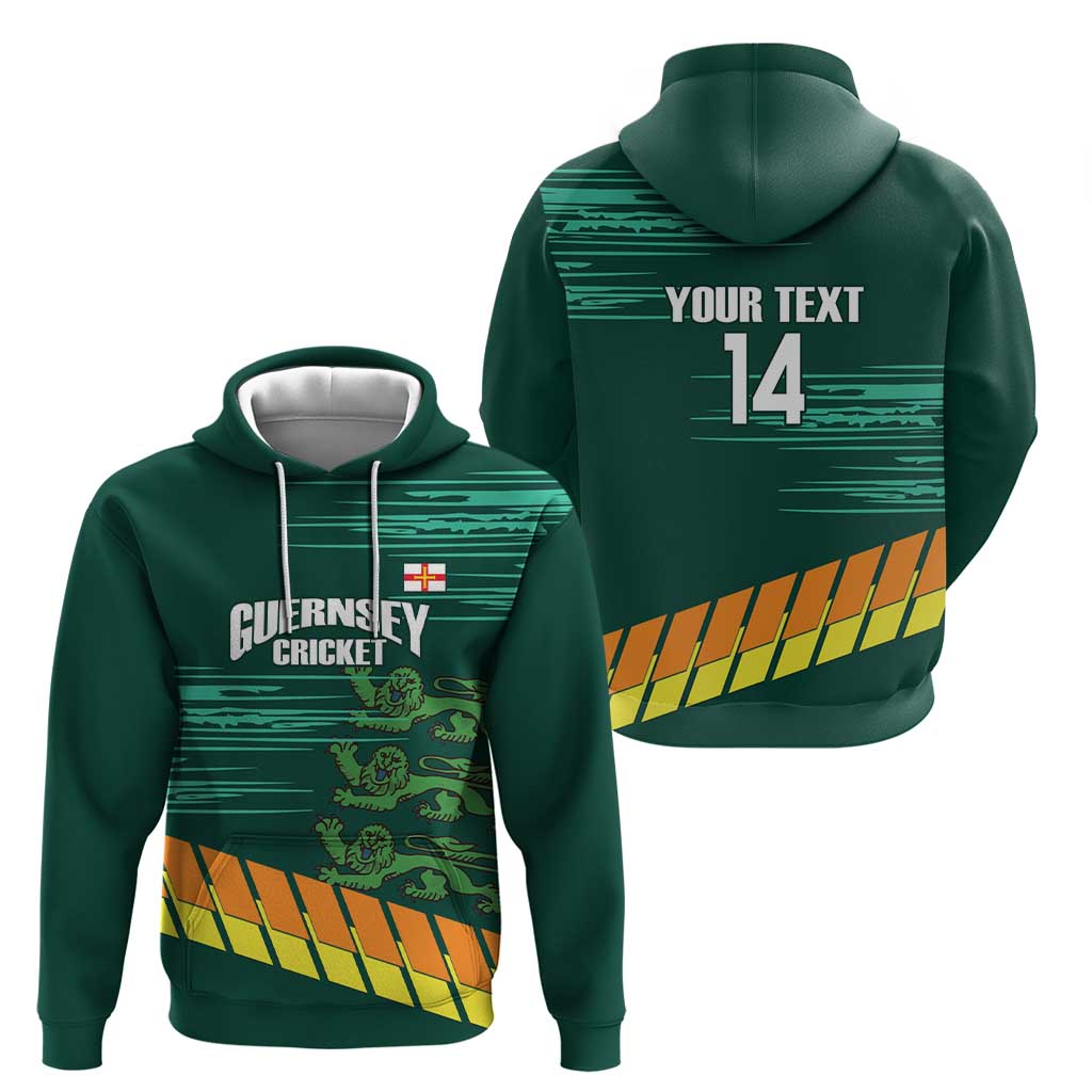 Custom Guernsey Cricket Hoodie Go Champions - Wonder Print Shop