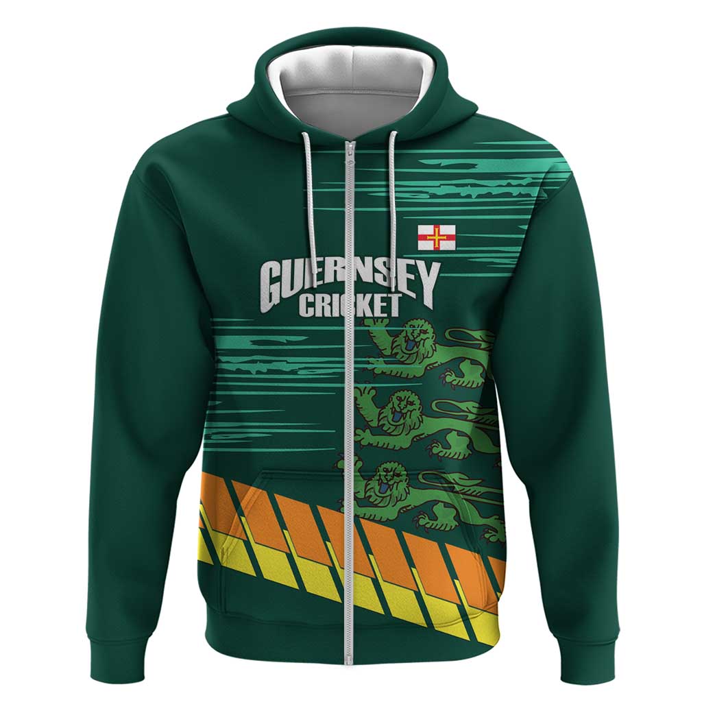 Custom Guernsey Cricket Hoodie Go Champions - Wonder Print Shop