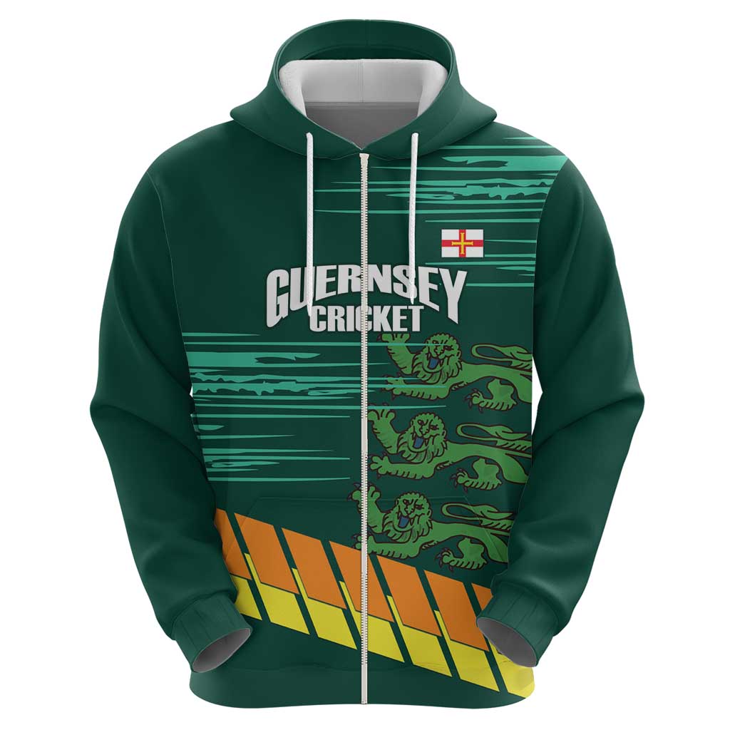 Custom Guernsey Cricket Hoodie Go Champions - Wonder Print Shop