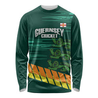 Custom Guernsey Cricket Long Sleeve Shirt Go Champions - Wonder Print Shop