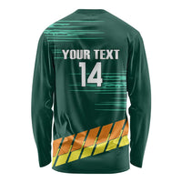 Custom Guernsey Cricket Long Sleeve Shirt Go Champions - Wonder Print Shop