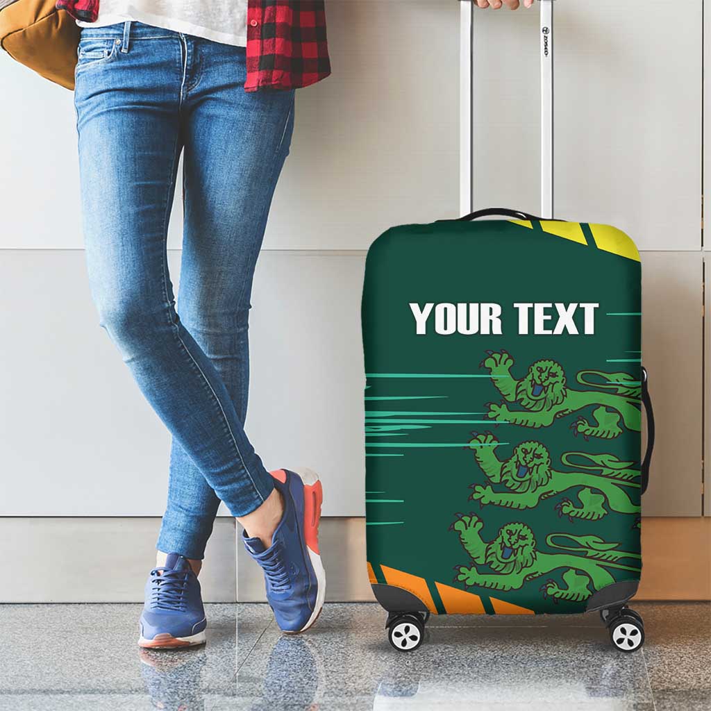 Custom Guernsey Cricket Luggage Cover Go Champions - Wonder Print Shop