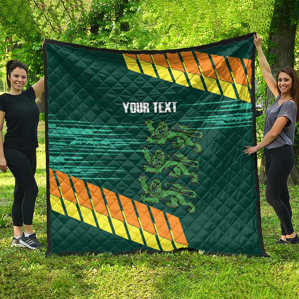 Custom Guernsey Cricket Quilt Go Champions - Wonder Print Shop