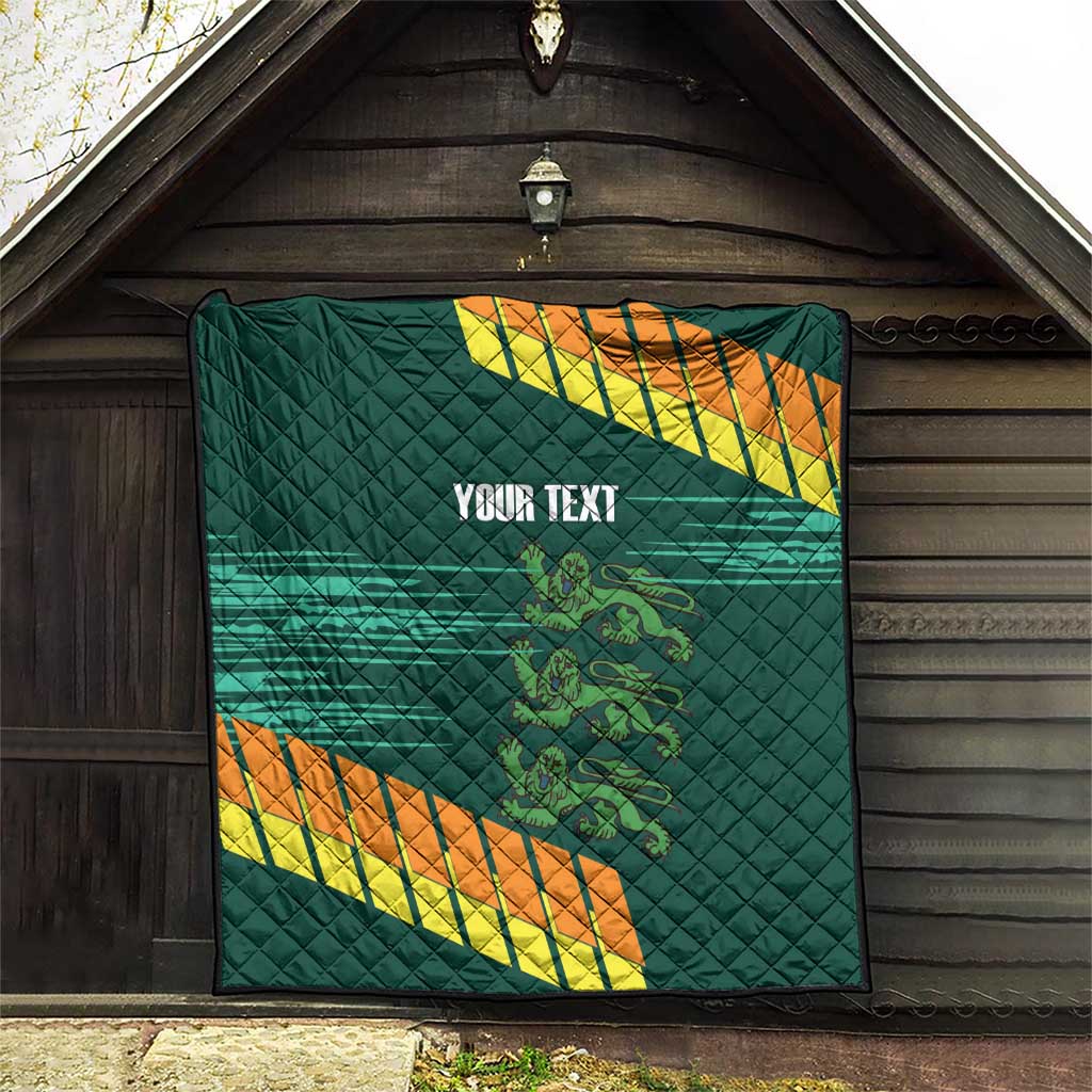 Custom Guernsey Cricket Quilt Go Champions - Wonder Print Shop