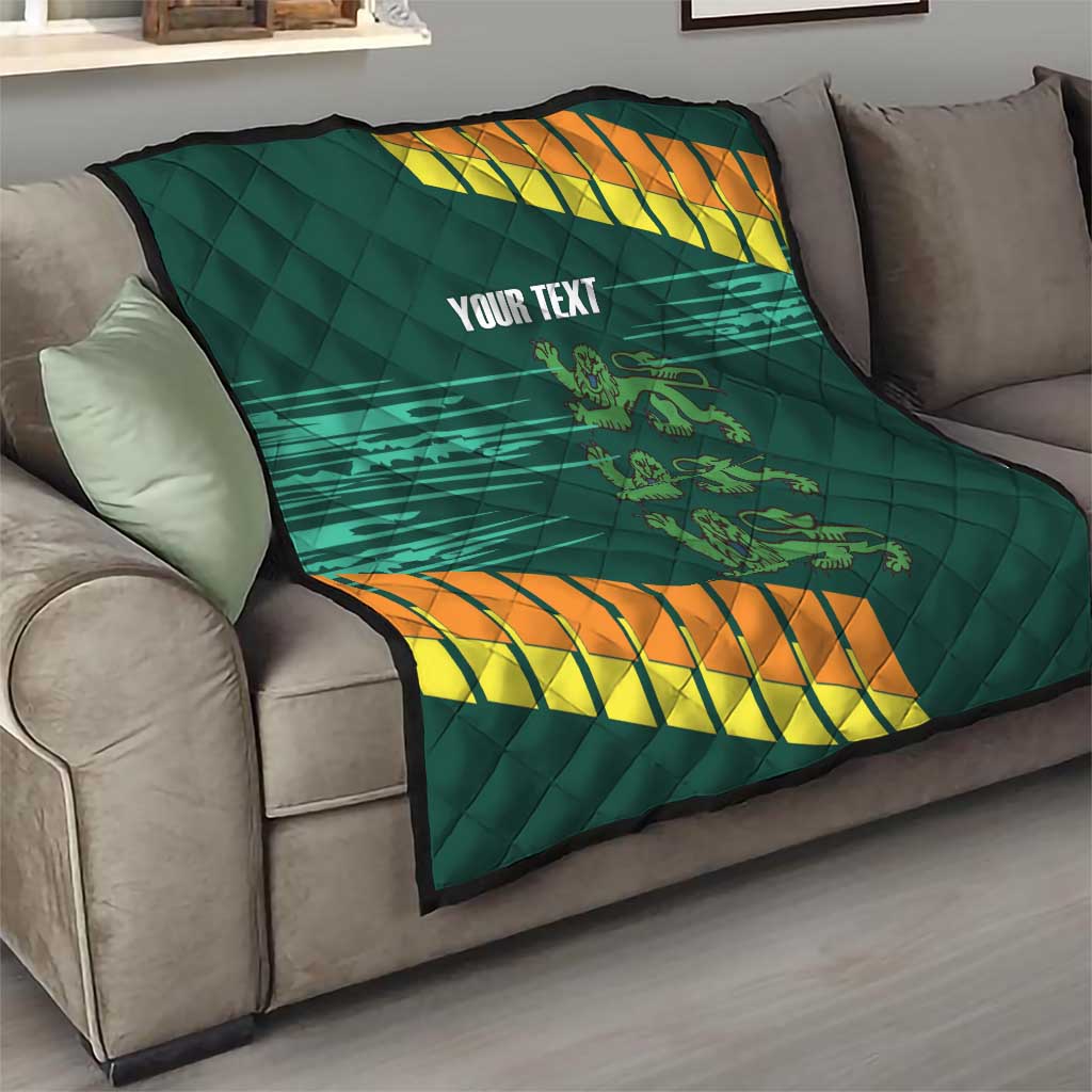 Custom Guernsey Cricket Quilt Go Champions - Wonder Print Shop