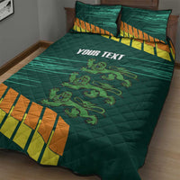 Custom Guernsey Cricket Quilt Bed Set Go Champions - Wonder Print Shop