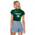 Custom Guernsey Cricket Raglan Cropped T Shirt Go Champions - Wonder Print Shop