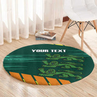 Custom Guernsey Cricket Round Carpet Go Champions - Wonder Print Shop
