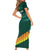 Custom Guernsey Cricket Short Sleeve Bodycon Dress Go Champions - Wonder Print Shop