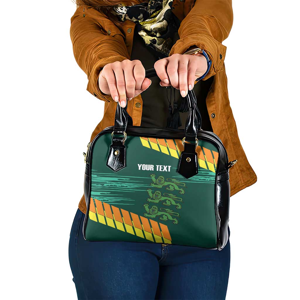 Custom Guernsey Cricket Shoulder Handbag Go Champions - Wonder Print Shop