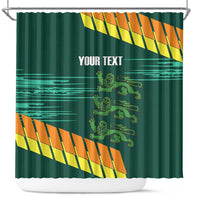 Custom Guernsey Cricket Shower Curtain Go Champions - Wonder Print Shop