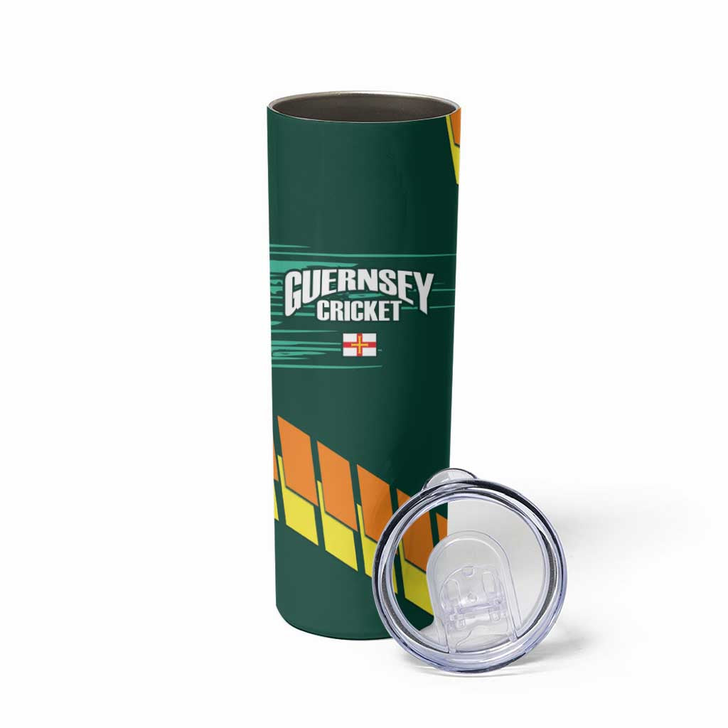 Custom Guernsey Cricket Skinny Tumbler Go Champions - Wonder Print Shop
