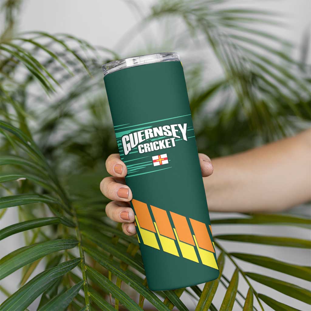 Custom Guernsey Cricket Skinny Tumbler Go Champions - Wonder Print Shop